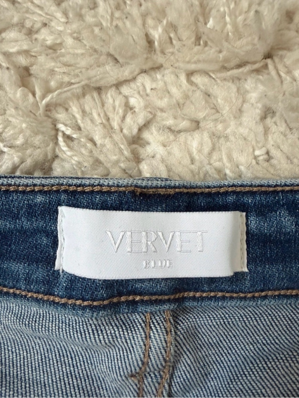 Vervet By Flying Monkey High Rise Raw Hem Denim Shorts - Picture 6 of 10